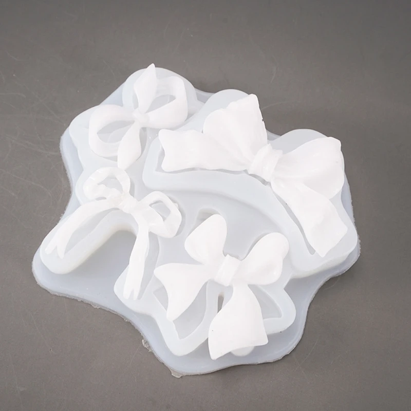 

Bowtie Ribbon Silicone Resin Mold Bow Pendant Crystal Epoxy Resin Casting Mold