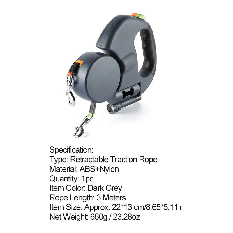 3 м Премиум прочный поводок для собак автоматический выдвижной больших Выдвижной
