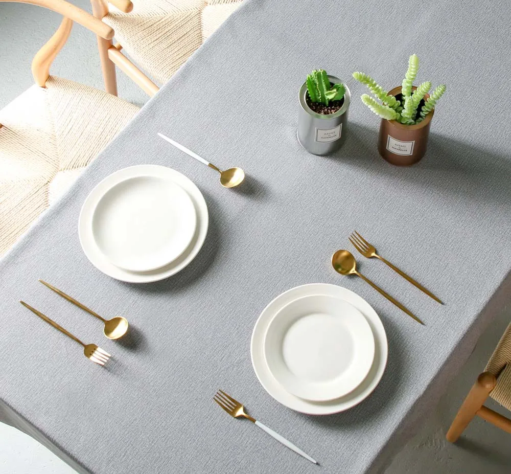 Waterproof Anti-scalding PVC Tablecloth Cover Rectangular Lace Mat Kitchen Oil cloth Glass Soft Cloth Table | Дом и сад