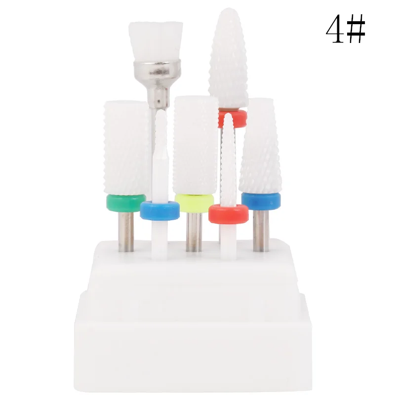 Набор керамических фрез для ногтей 7 шт./компл. набор маникюрного аппарата