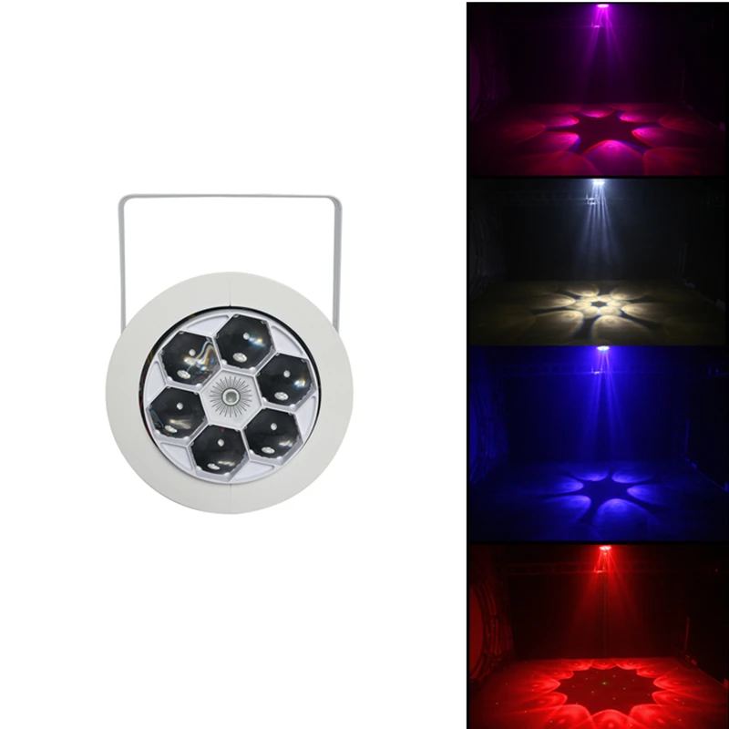 6 пчелиный глаз лазерный светильник с движущейся головой луч сканирует DMX DJ