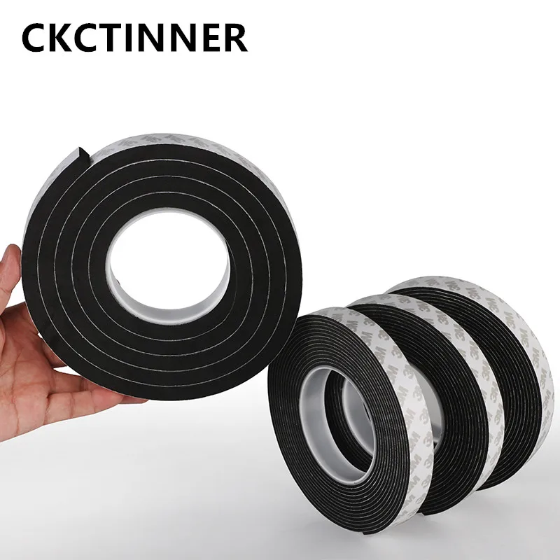

1cm/1.5cm/2cm/2.5cm/3cm width 3m length 3M EVA single-sided sponge foam tape waterproof EVA black foam tape Super sticky