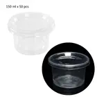 50 шт. одноразовых чашек, набор 150 мл, Женский горшок, чашка для выстрела, слайм с крышкой для кетчупа