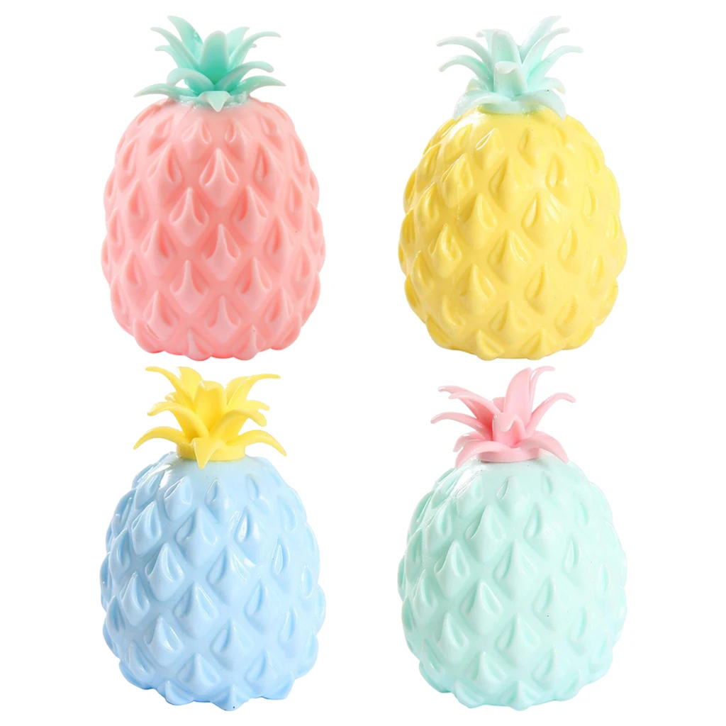 

Силиконовые игрушки-антистресс в виде ананаса, сжимаемая игрушка для снижения напряжения