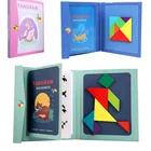 Новый Магнитный 3D пазл головоломка игра Монтессори обучение Рисование настольные игры игрушка подарок для детей