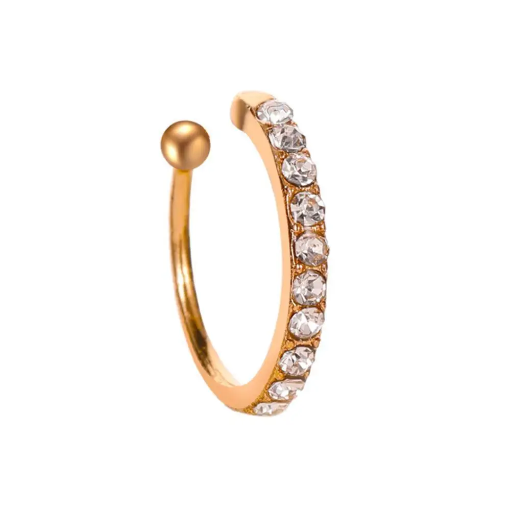 Простые и классические серьги в Корейском стиле клипсы для ушей с бриллиантами