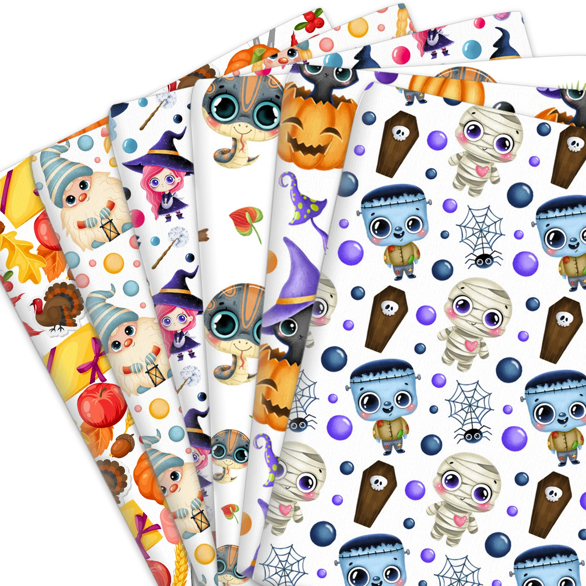 50*145 см Хэллоуин Рождественский комплект одежды с совой из полиэстера или сатин