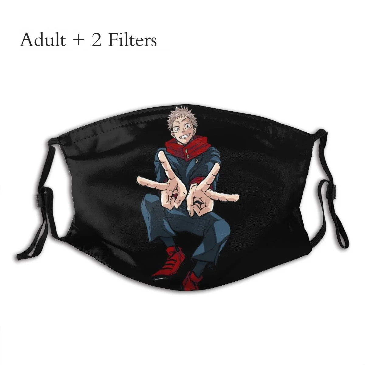 

Jujutsu Kaisen Facial Mascarilla Itadori Yuuji Classic Fashion Dust-proof Mask With Filters