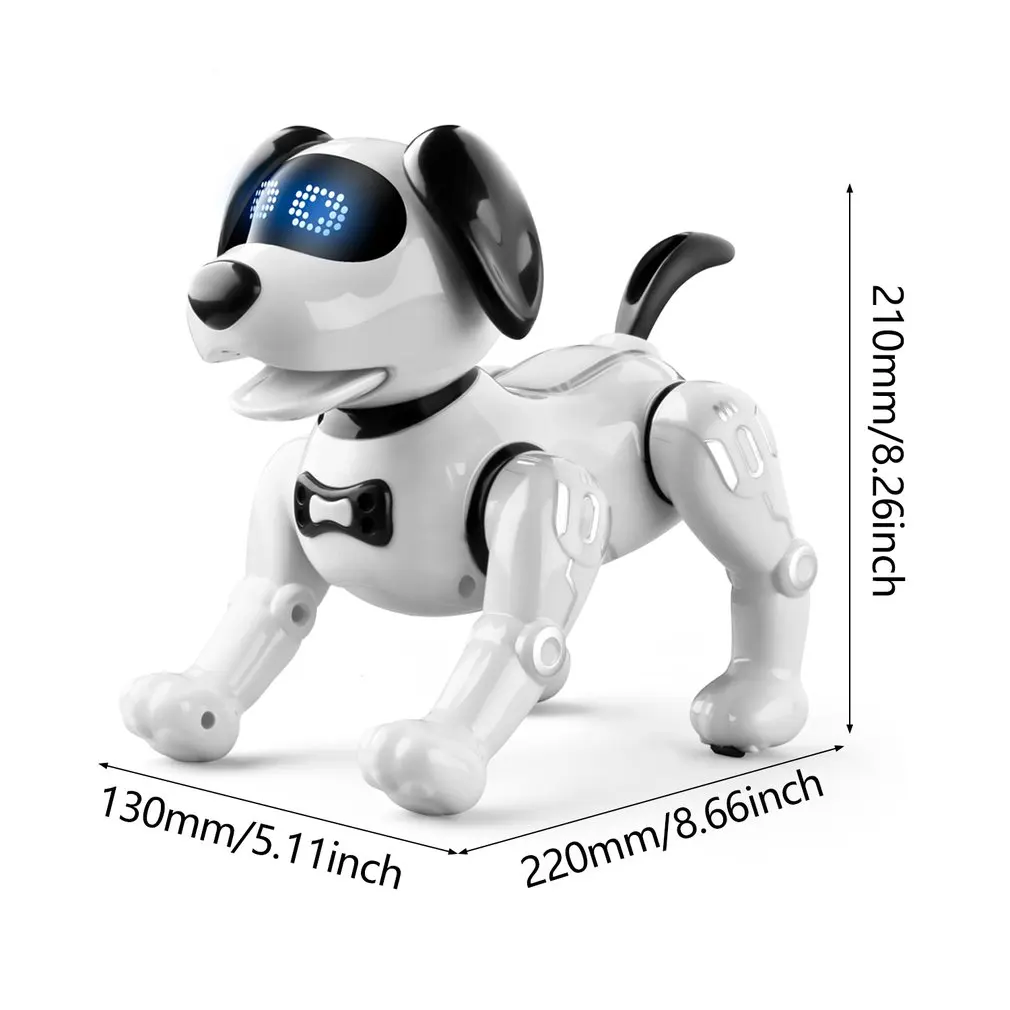 

JJR/C R19 Intelligent Induction Interactive Cute Remote Control Dog Feeding Interaction Touching Interaction
