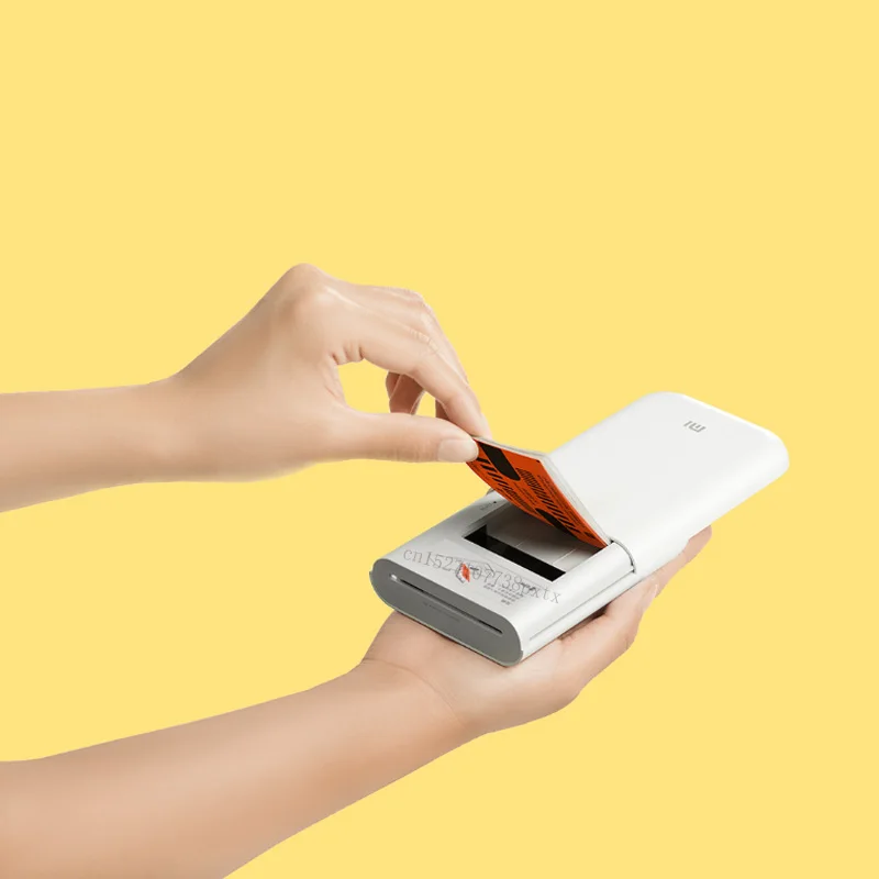 Портативный фотопринтер Xiaomi mijia AR 300 точек/дюйм мини карман для поделок 500 мА · ч