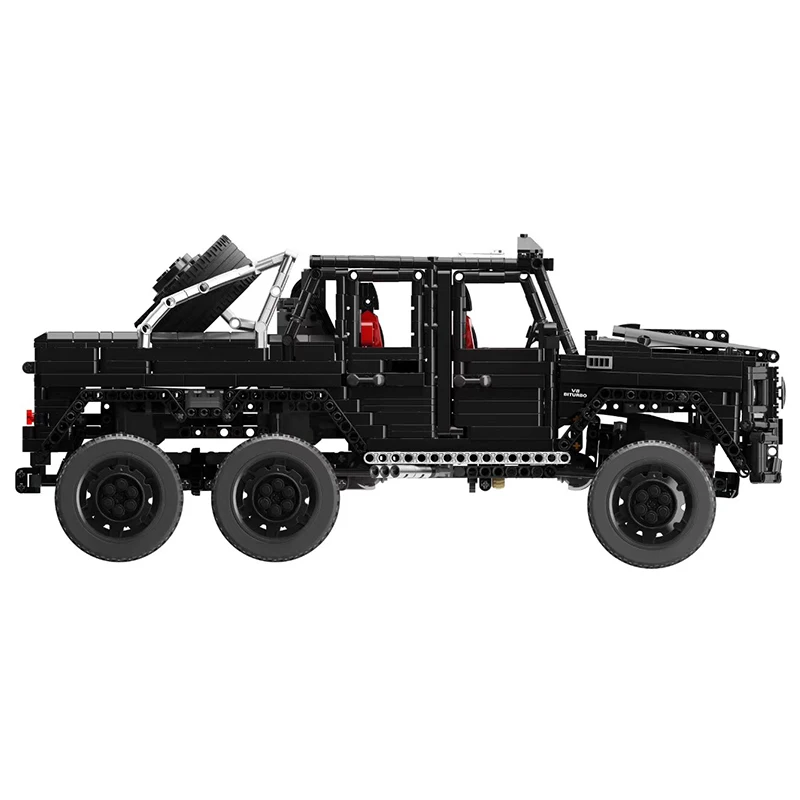 LE-J901 Technic RC Автомобильная серия MOC SUV 6x6 LAND крейсерская модель с светодиодный строительными блоками внедорожные транспортные средства кирпичи игрушки 3300 шт