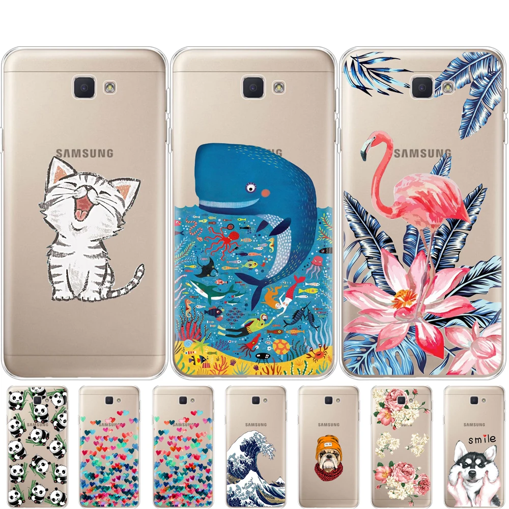 Чехлы для Samsung Galaxy J7 Prime SM G6100 G610F G610M мягкий силиконовый чехол из ТПУ On7 2016