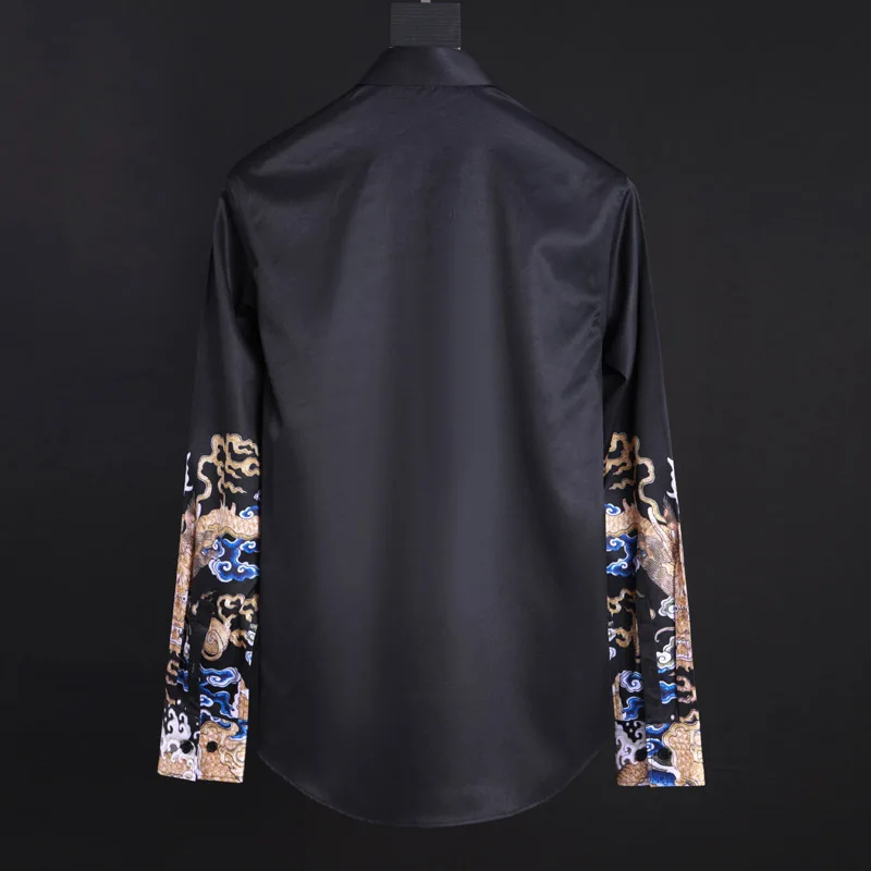 Топ бренд рубашка для мужчин 2019 сплошной цвет отложной воротник рубашки с