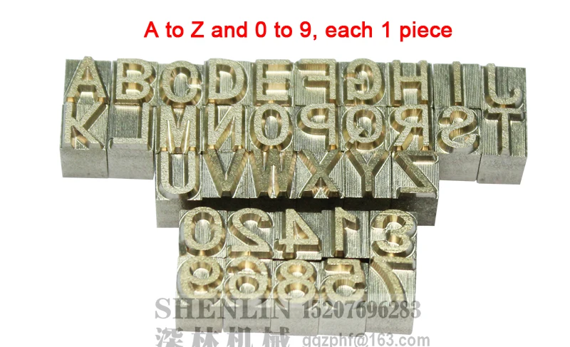 SHENLIN латунные буквы CNC гравировальная форма Горячая фольга штамп номер Алфавит символ индивидуальный шрифт DIY кожа штамп форма высечки
