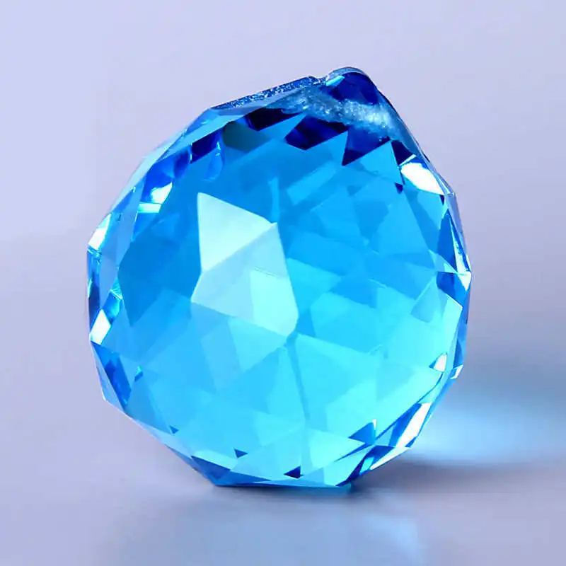 PandaHall 30 мм прозрачные многогранные шарики стеклянные хрустальные занавески для