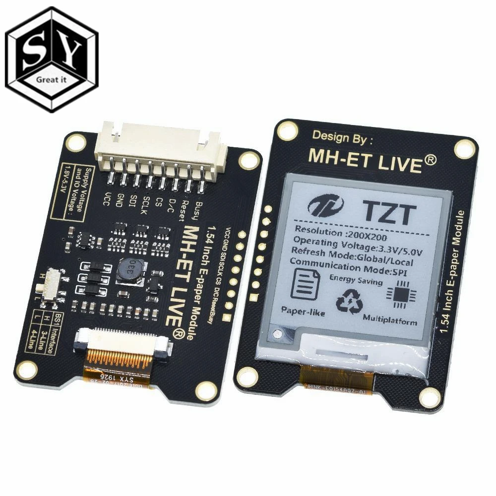 Справочный модуль электронной бумаги 1 54 дюйма электронная бумага E Ink экран