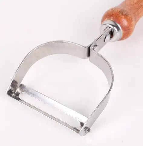 Деревянная ручка из нержавеющей стали машина для очистки фруктов от кожуры или