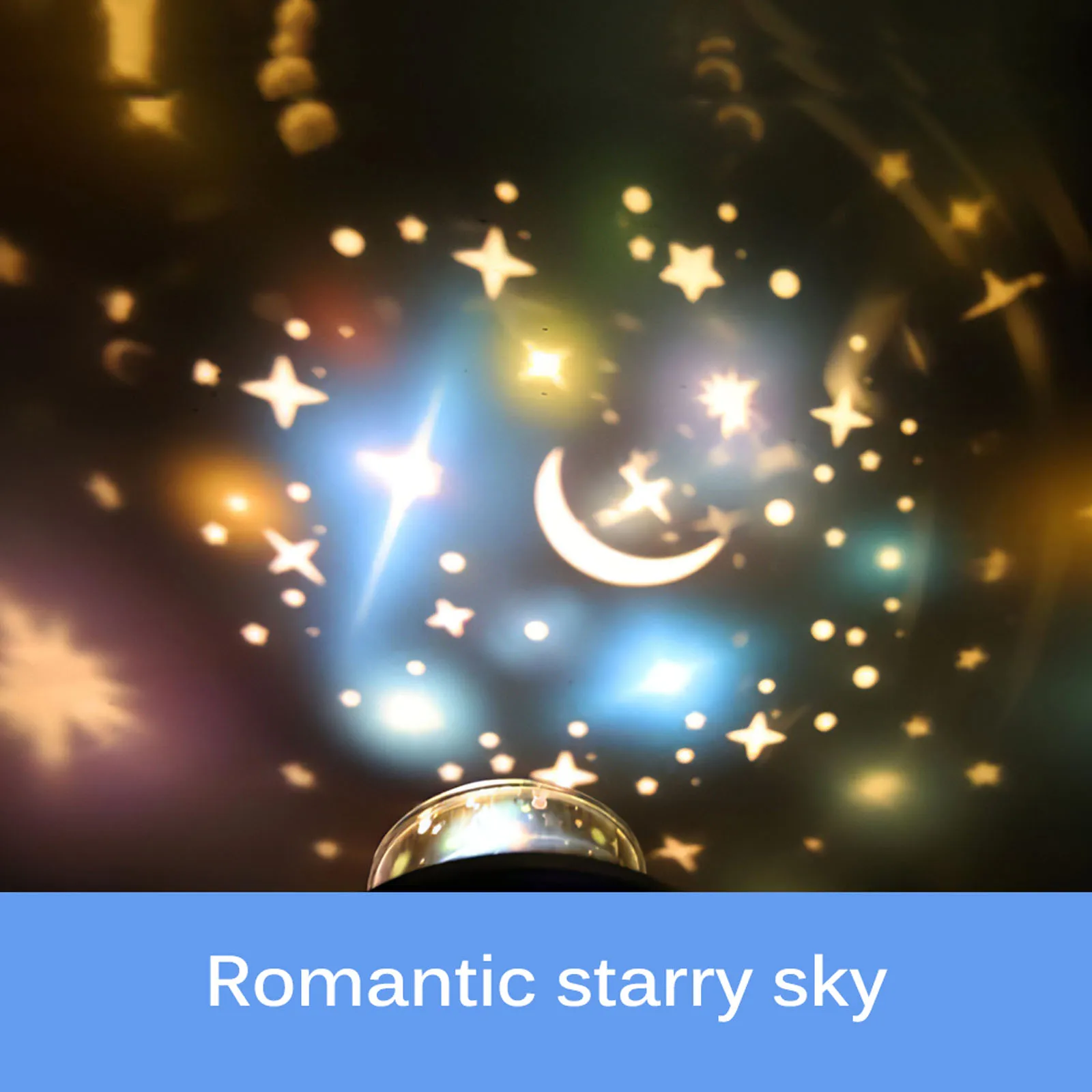 

Projection Lamp Rechargeable Alarm Clock, Night Light, Projection Lamp Bluetooth Speaker Multifunctional Colorful Pattern