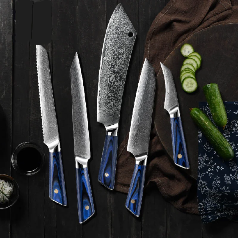 

Изготовленный на заказ профессиональный шеф-нож из высокоуглеродистого материала VG10 кухонный нож японские ножи из дамасской стали оптовая...
