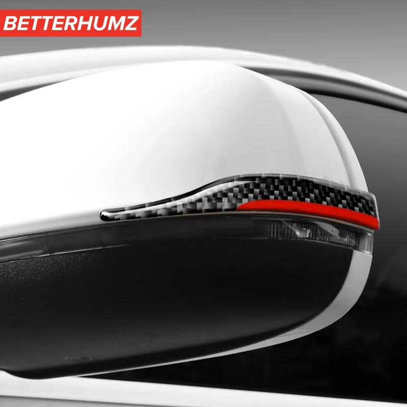 Углеродное волокно для Audi A1 A3 A4 A5 A6 A7 Q2 Q3 Q5 Q7 TT S3 2 шт. автомобильный Стайлинг