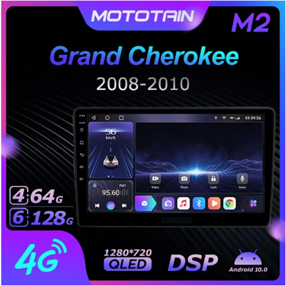 

Автомобильный радиоприемник K7 Ownice 6G + 128G Android 10,0 для Jeep Grand Cherokee 2008 - 2010 мультимедийное аудио 4G LTE GPS Navi 360 BT 5,0 Carplay