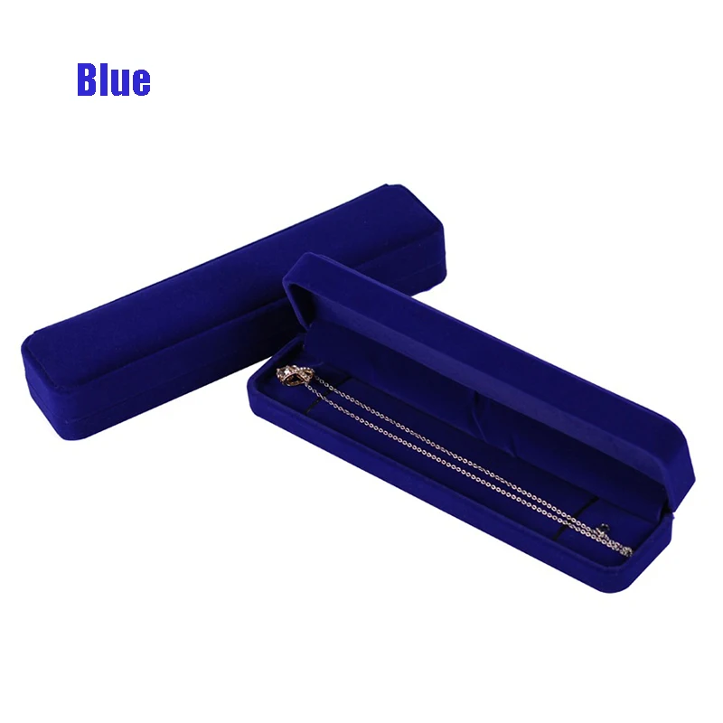 Длинная цепочка Вельвет ожерелье Подарочная коробка ювелирные изделия подвеска