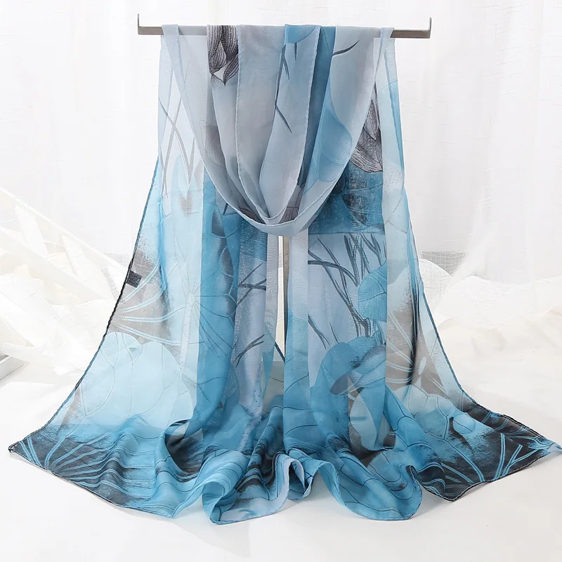 Новое поступление 2020 женские зимние шифон хиджаб шарф солнцезащитный крем