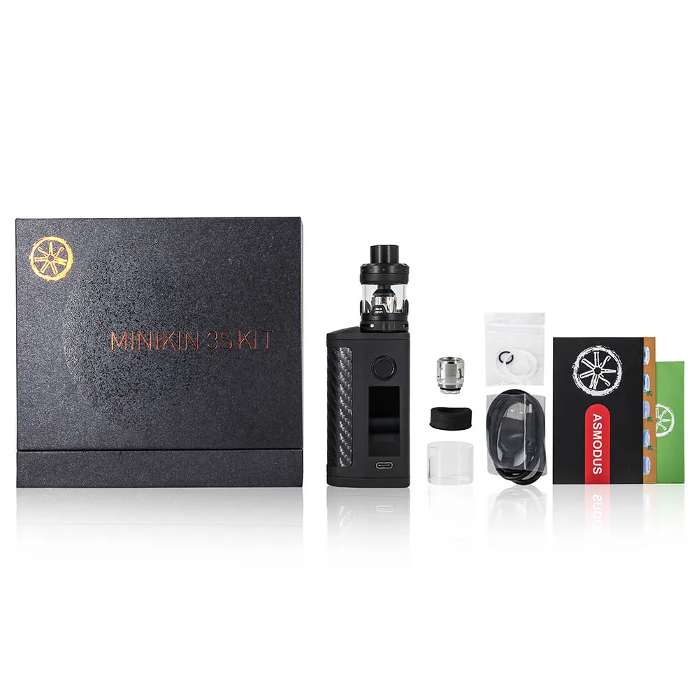 Распродажа Asmodus Minikin 3S 200 Вт комплект с поддержкой батареи 18650 vs Voopoo Drag 2 3 |