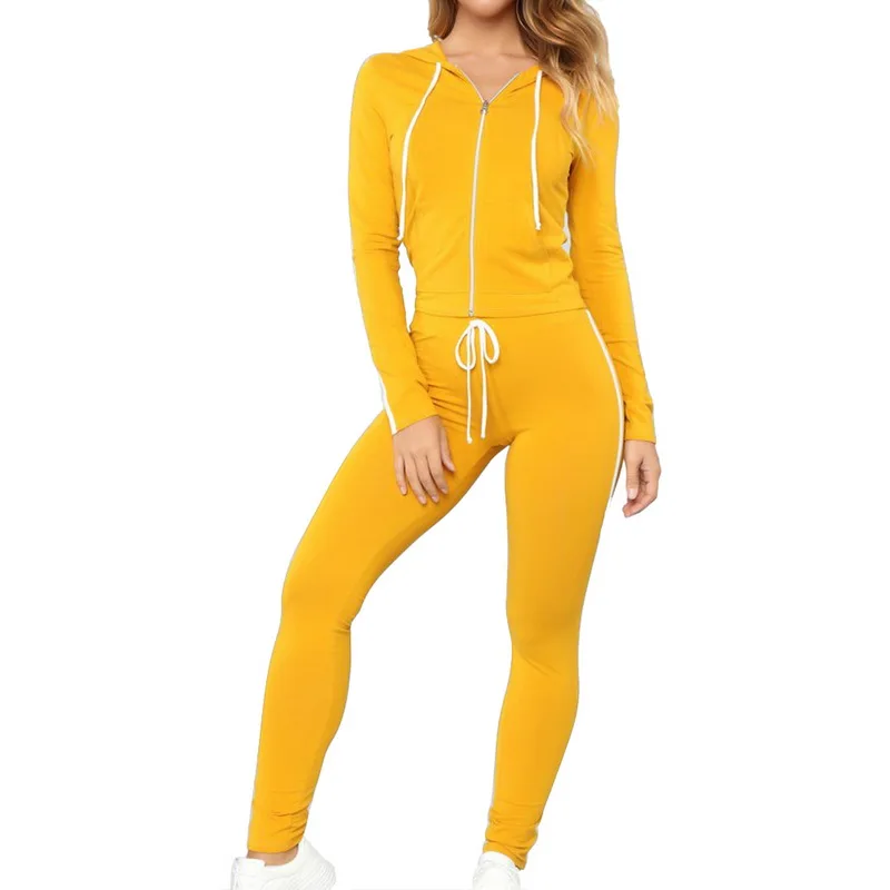C yellow LITTHING розовый сексуальный комплект из двух предметов, укороченный топ и брюки-карго, костюмы, уличная одежда, спортивный костюм, женская летняя одежда, подходящие комплекты - Цвет: C yellow