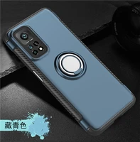 magnetic metal finger ring holder phone case for xiaomi mi 10t pro 5g soft tpu hard pc shell protection back cover coque fundas