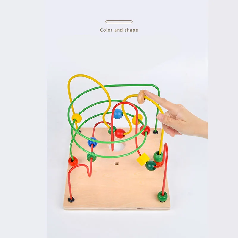 Игрушка Woo малыш образовательные фрукты конфеты круглые бусины Детские игрушки