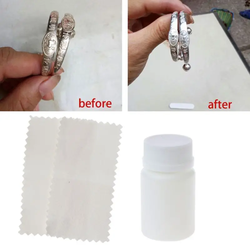 40 мл чистящая ткань для полировки ювелирных изделий жидкость анти-тускнеет