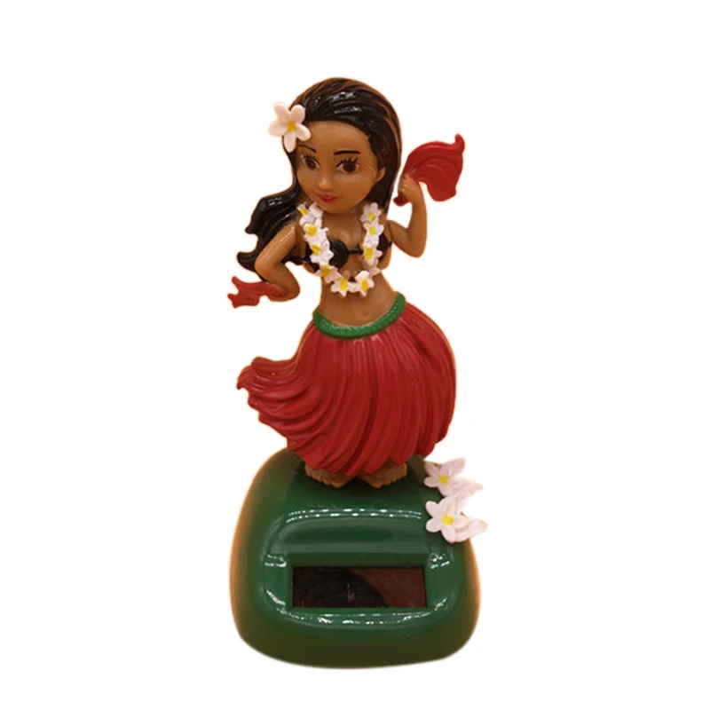 Украшение на солнечной батарее для автомобиля Гавайская Юбка украшение