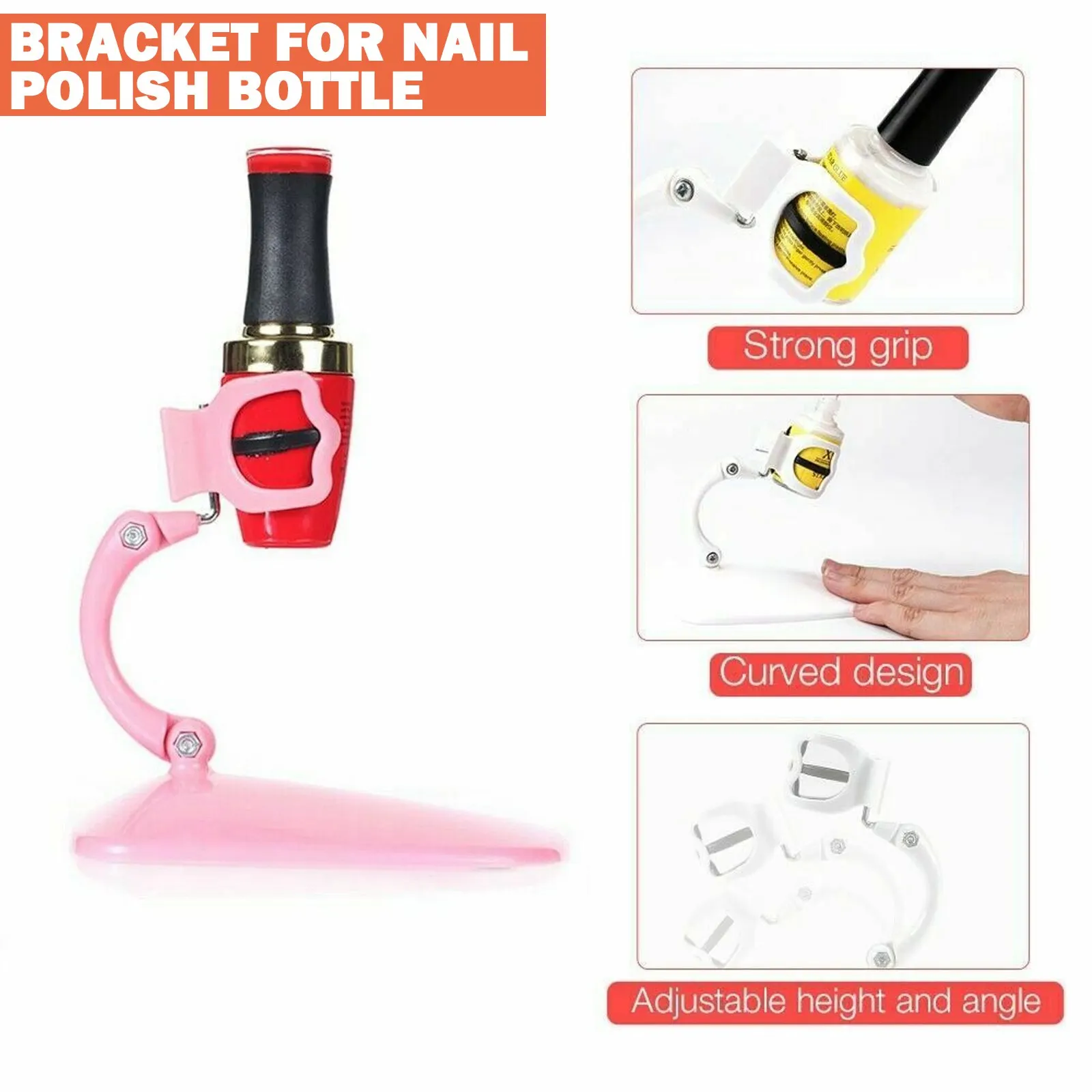 Hand Free Гель-лак для ногтей бутылка Держатель гибкий Регулируемый наклон
