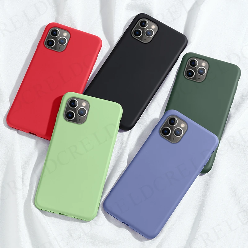 Для iPhone 12 Mini чехол жидкий силиконовый противоударный бампер мягкий для телефона