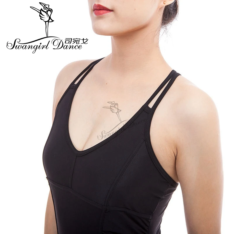 Бесплатная доставка двойной балетный купальник для взрослых одежда балета