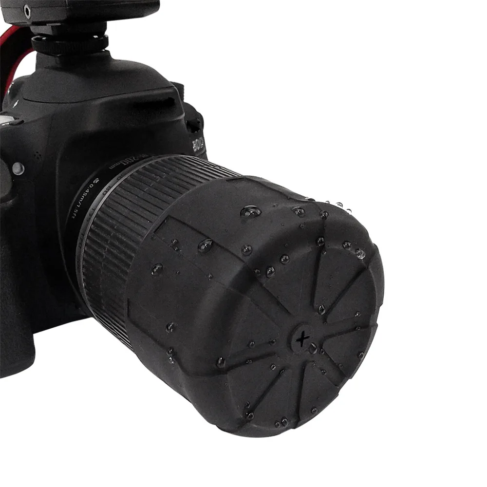 Водонепроницаемый DSLR силиконовый чехол для объектива камеры Универсальный держатель крышки объектива камеры крышка объектива для Canon Nikon sony Olypums Fuji Lumix