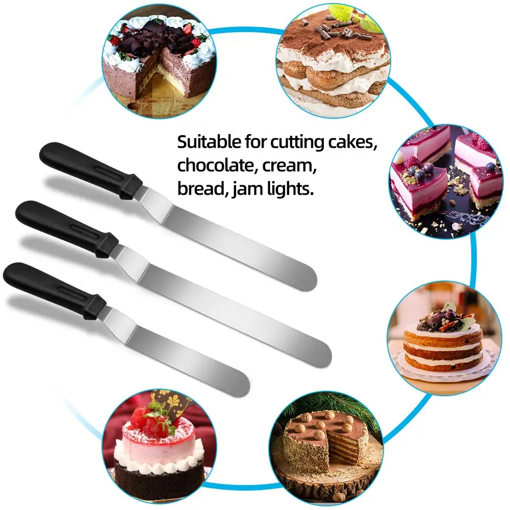 6 дюймовый угловой нож для глазировки шпатель украшения тортов выпечки матовые
