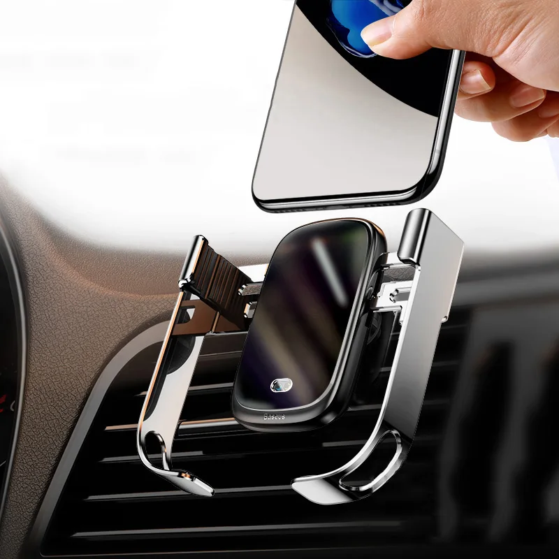 

15W Wireless Car Charger Qi Wireless Charger in Car Air Vent Mount Holder Infrared Sensor Wireless Charging Phone Holder