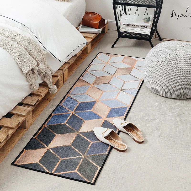 INS тренды розовый цвет круглый ковер для гостиной абстрактные лица сотканы