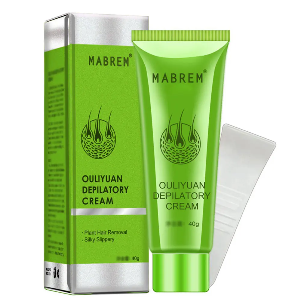 

Hair Removal Cream Painless Hair Remover For Armpit Legs And Arms Skin Care Body Care Depilatory Chest Back Bikini Legs 40G
