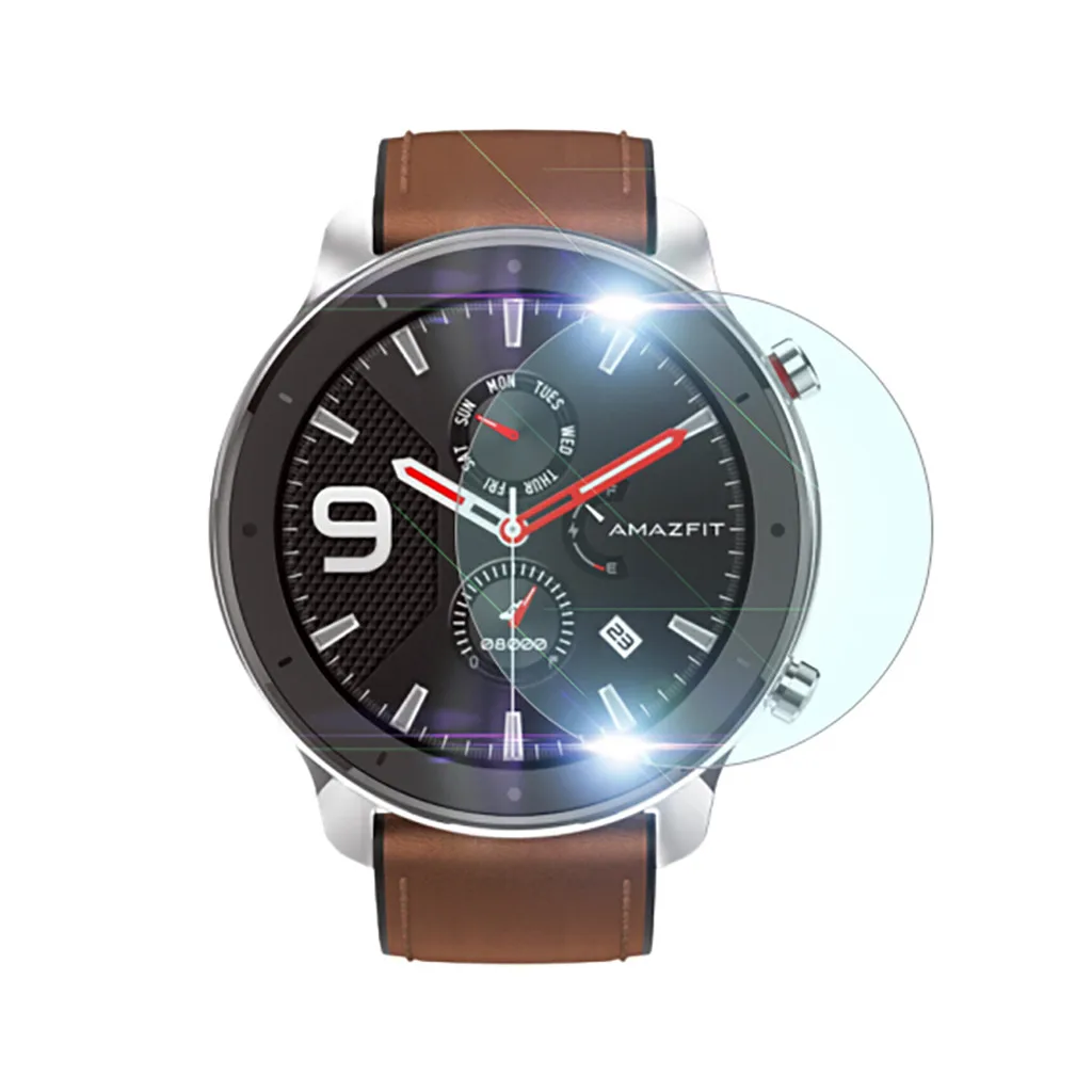 5 шт. протектор экрана для AMAZFIT GTR Смарт-часы 42/47 мм Взрывозащищенная защитная