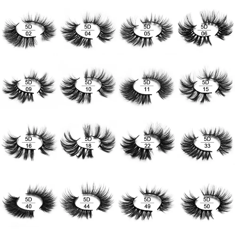 Ресницы Накладные 3D из искусственной норки натуральные густые длинные