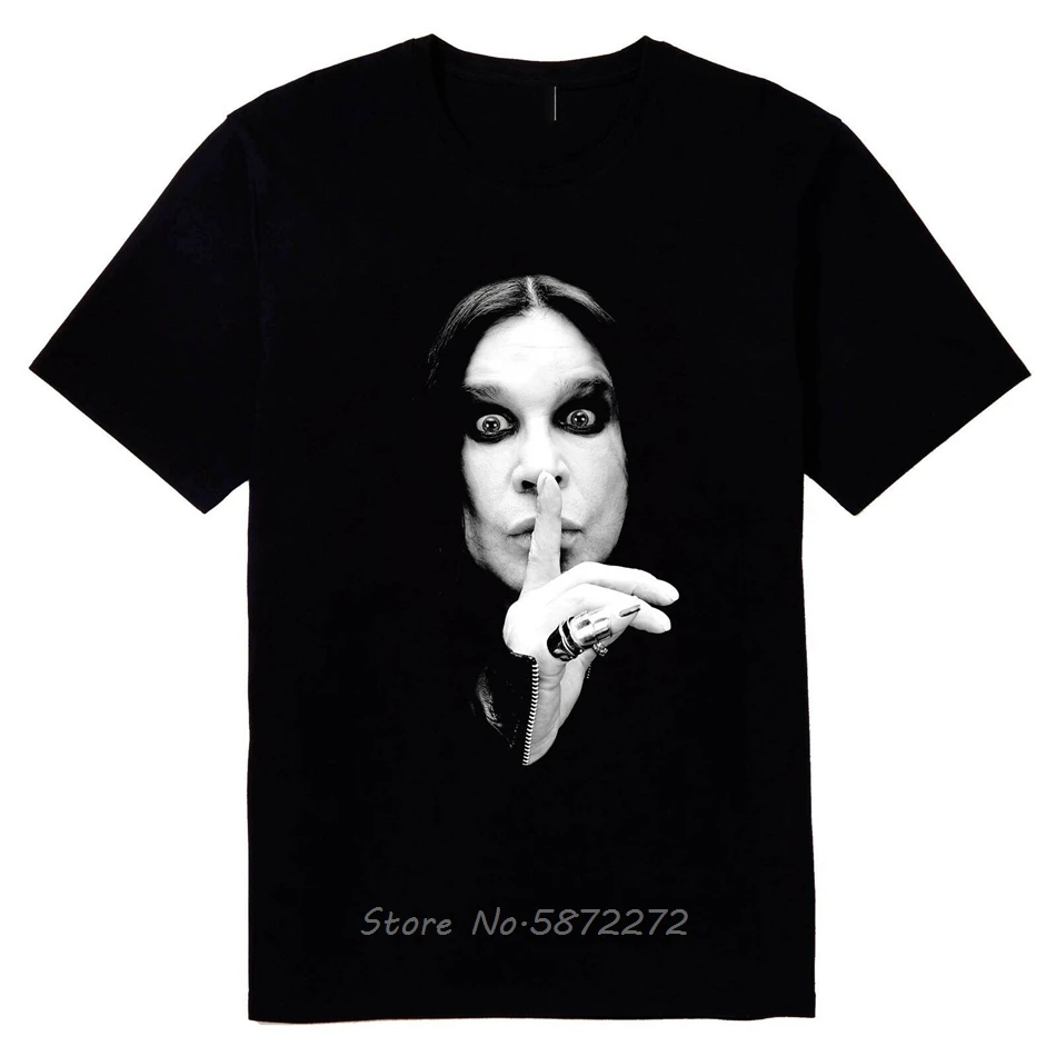 Футболка Ozzy osосвен из тяжелого металла легенда черная футболка Мужская