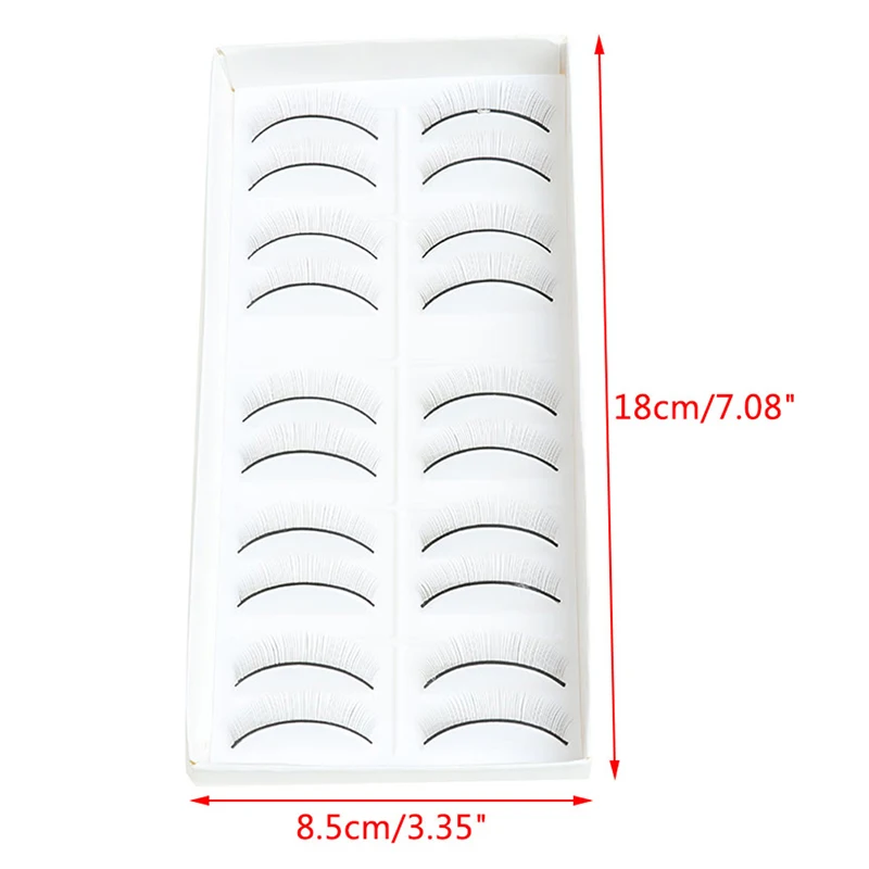 10 пар накладные ресницы для обучения новичкам | Красота и здоровье