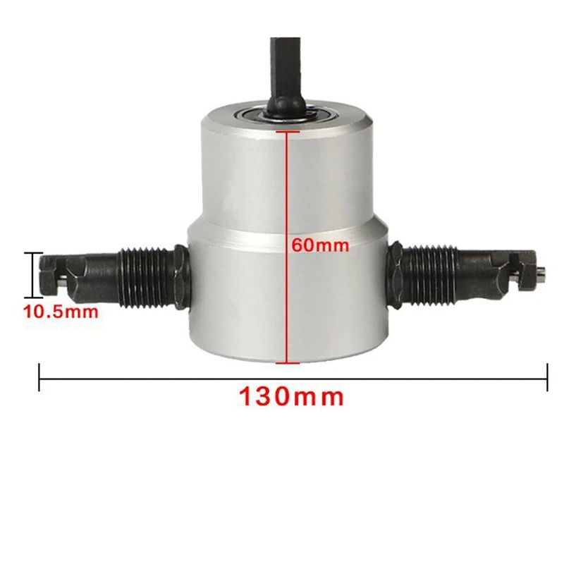 

1 Set Cutting Double Head Sheet Nibbler Saw Cutter Tool Sets Drill Attachment Cutting Tools Accessories
