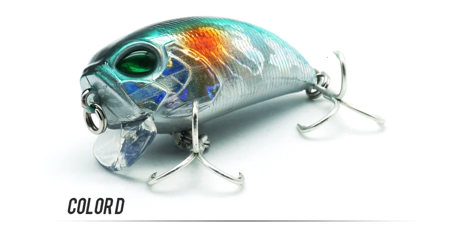 Thritop Crankbait рыболовные приманки-Воблеры искусственные жесткие приманки 3D глаза TP067 5 см 7 г 5 различных цветов