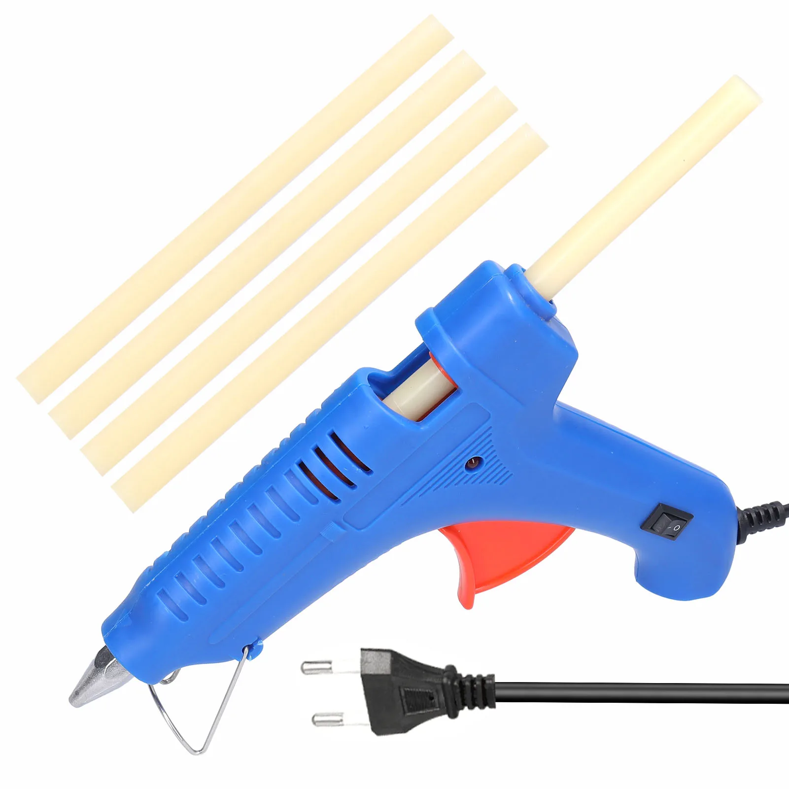 

Аппарат для термоплавкого клея, 100 Вт, портативный Электрический аппликатор для термоплавкого клея, инструмент для экструзии с 5 клеевыми па...