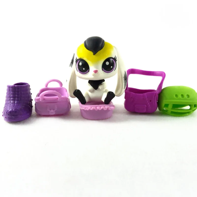 Редкий милый зоомагазин старое животное LPS игрушка стоячий оригинальный котенок