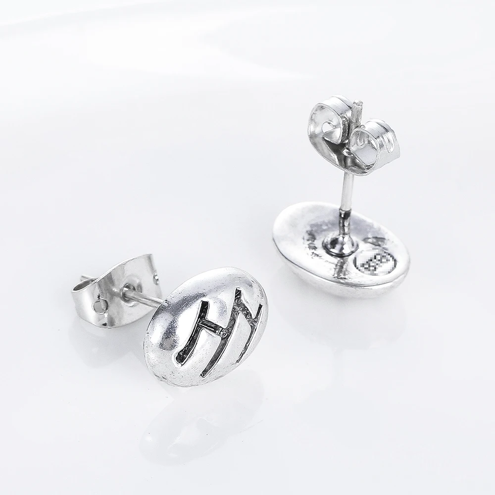 Серьги с круглыми шинами для мужчин и женщин панк готика Будда стандартные